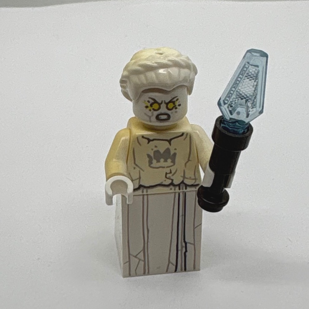 LEGO White Stone Statue Minifigure Nexo Knights 70357 nex121 *Yellowing - Picture 4 of 7